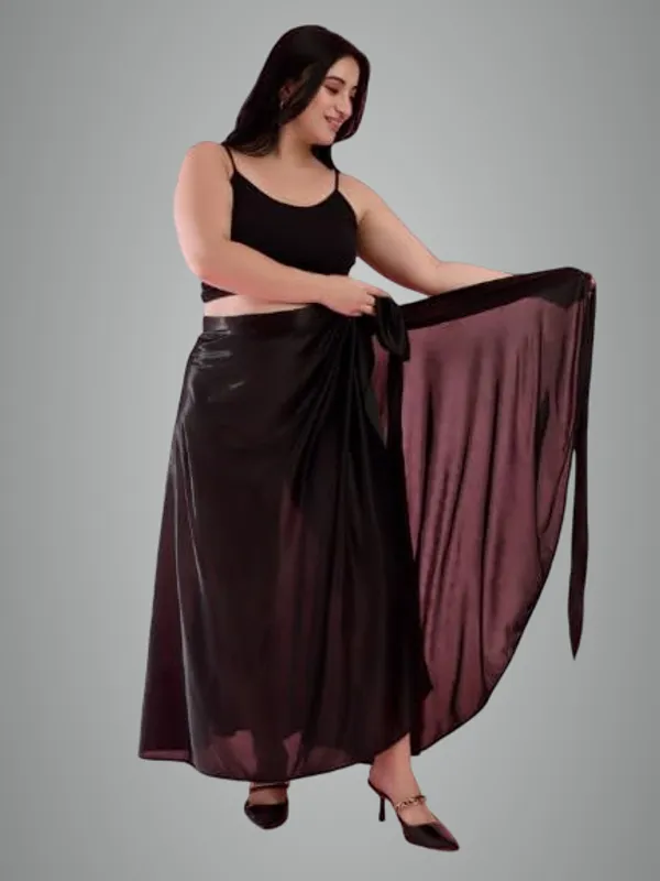 Wine_Long_Wrap_Around_Maxi_Skirt_|_Wear_Long_Skirt_|_For_Women