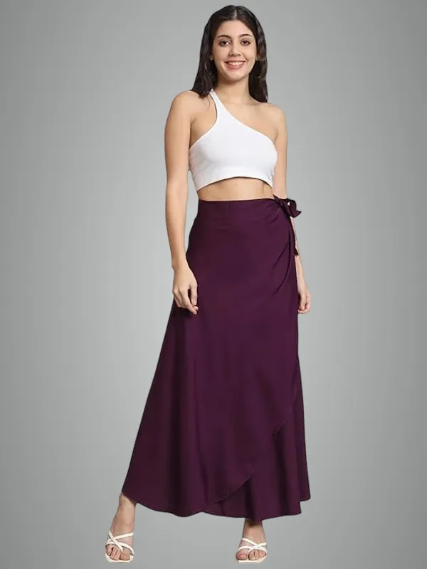 Wine_Long_Wrap_Around_Maxi_Skirt_|_Wear_Long_Skirt_For_Women