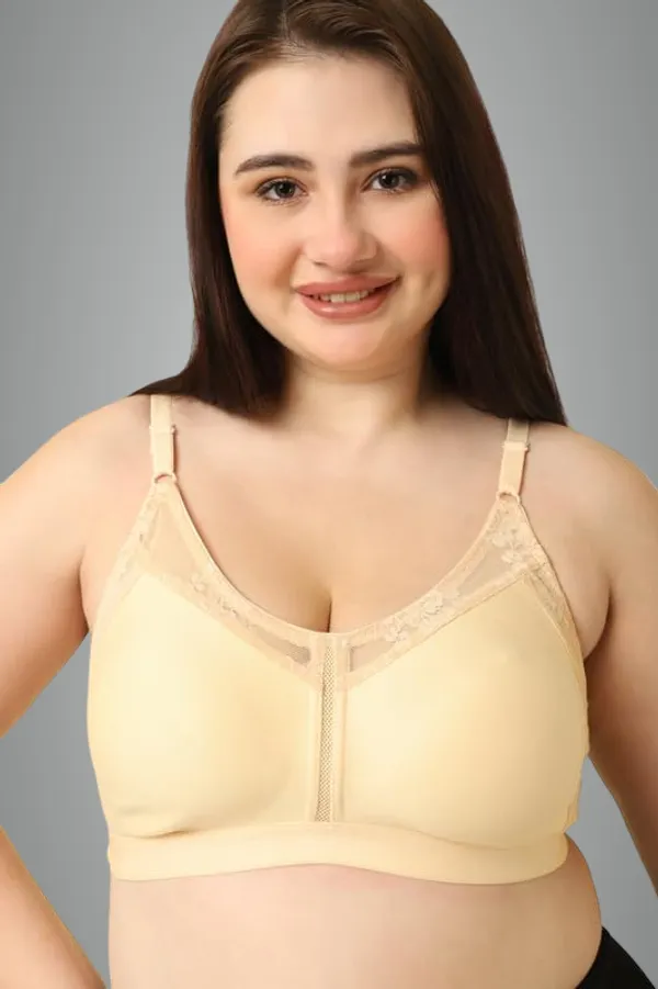 Skin_Shaper_Non-Padded_Full_Coverage_Cup_Wire_Free_T-Shirt_Bra_For_Women