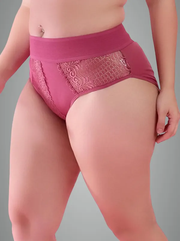 Rose_High_Waist_Tummy_Control_Shapewear_Slimming_Underwear_Hipster_Panty_With_Inner_Elastic_Broad_Belt_Stretchable_Belly_Control_Panty_For_Women