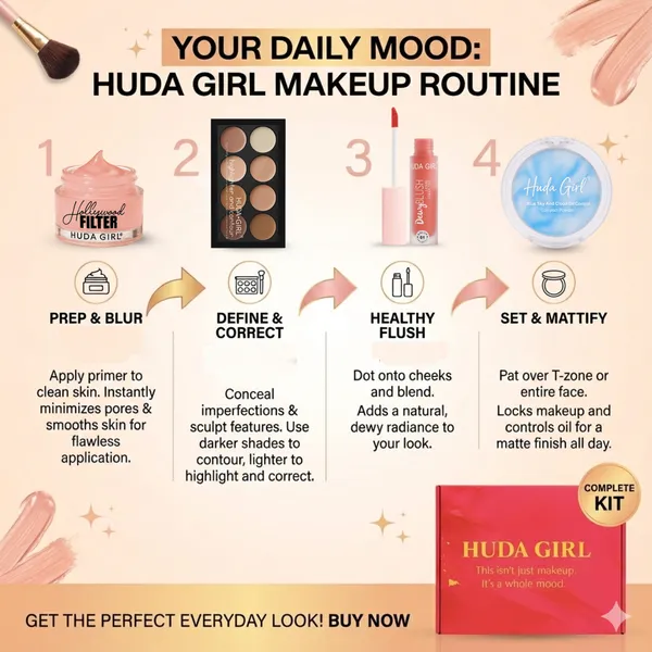 HUDA_GIRL_Full_Face_Gifting_Makeup_Kit_-_Hollywood_Filter_Face_Primer,_8_Shade_Concealer_&_Contour_Palette,_Oil_Control_Jelly_Compact_&_Pink_Liquid_Blush