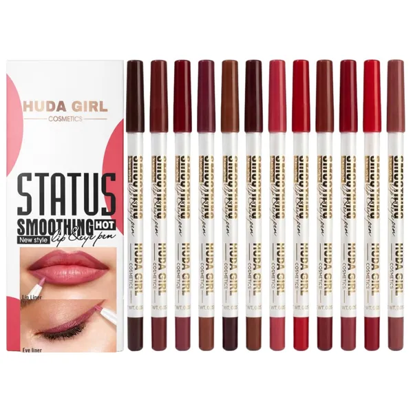 Status_Smoothing_2in1_Lip_&_Eye_Pencil,_12_Multicolor_Pigmented_Lip_liner_&_Eyeliner_Pencils