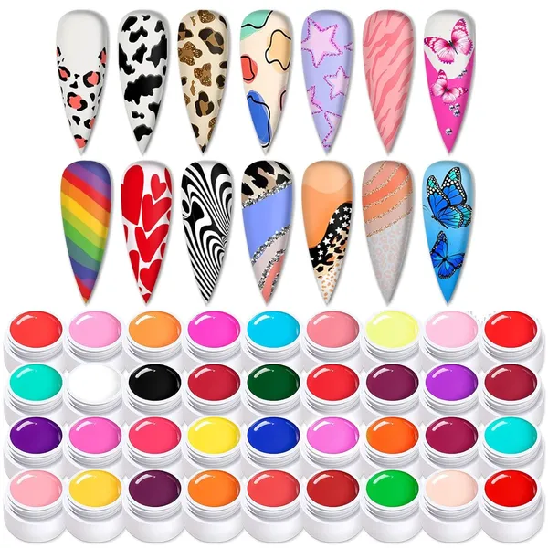 36_Colors_UV_Soak_Off_Gel_Nail_Polish_Set