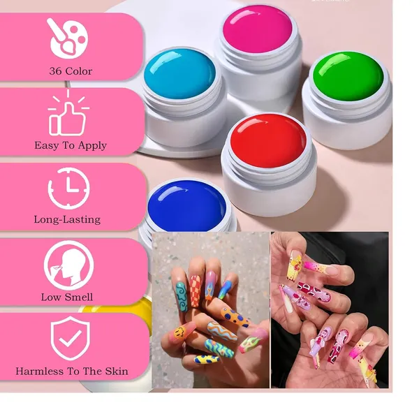 36_Colors_UV_Soak_Off_Gel_Nail_Polish_Set