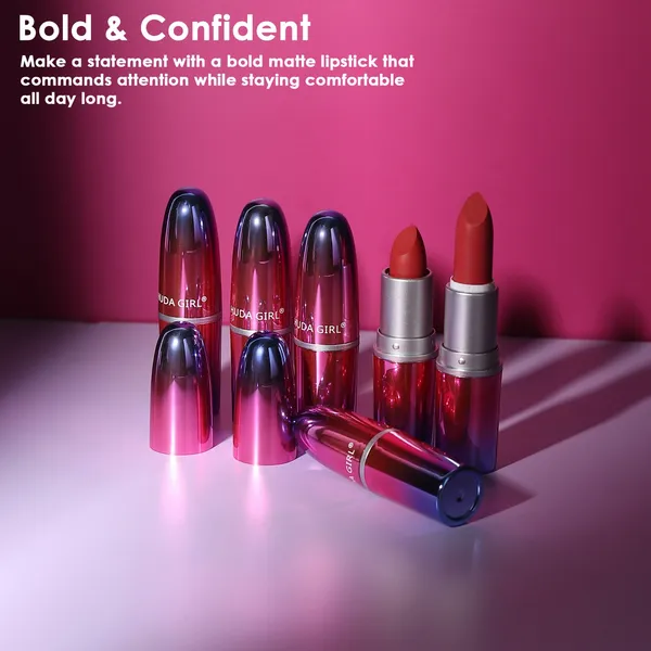 6_Pcs_Red_Shades_Bullet_Lipsticks