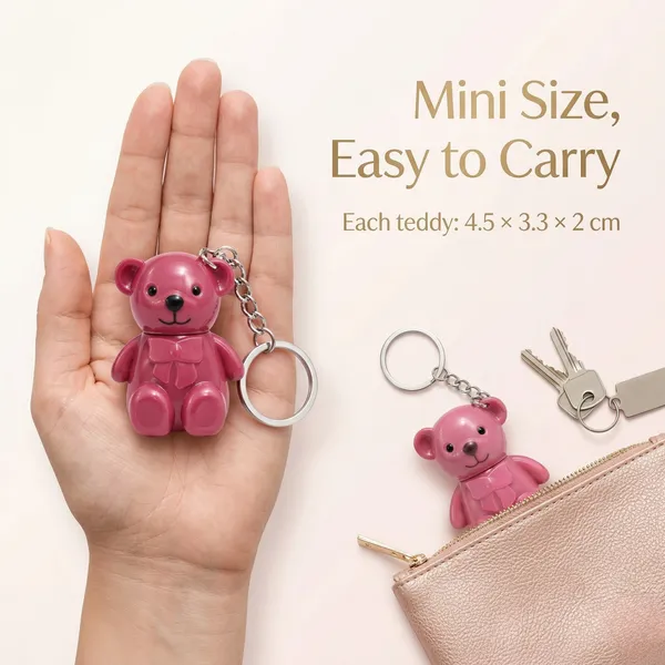 2in1_Lipstick_Keychains_-_6Pcs_Matte_Finish_Teddy_Bear_Shaped_Liquid_Lipsticks