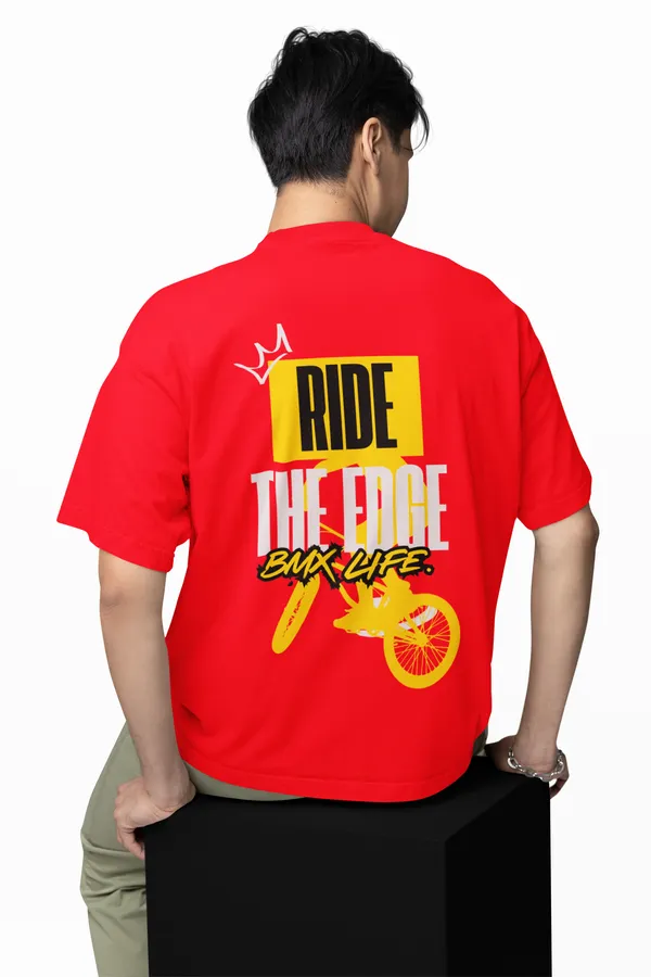 Red_Dry_Fit_Bmx_Life_Oversized_T-Shirt_For_Unisex