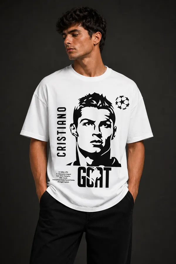 Tribon_CR7_GOAT_Oversized_T-Shirt_–_White