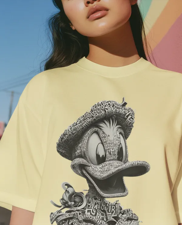 Beige_Dry_Fit_Cartoon_Classic_Oversized_T-Shirt_For_Unisex