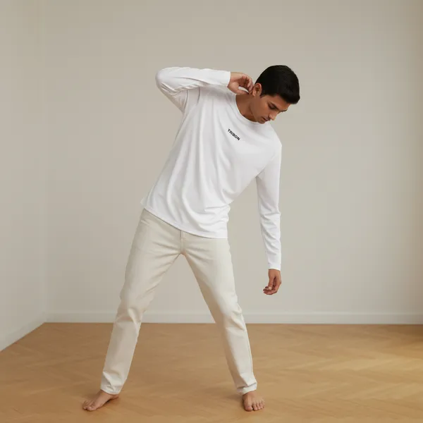 White_Dry_Fit_Classic_Full_Sleeve_T-Shirt_For_Unisex