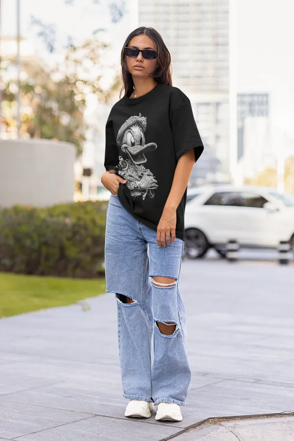 Black_Dry_Fit_Donald_Typography_Oversized_T-Shirt_For_Unisex