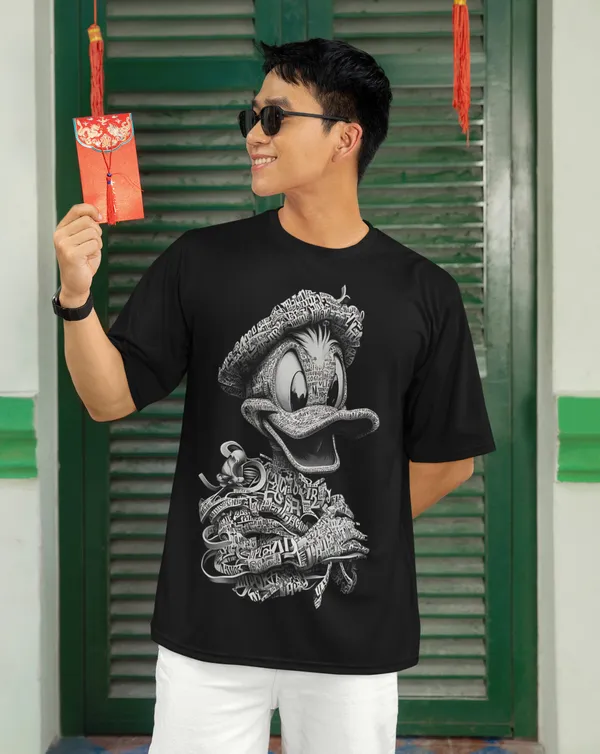 Black_Dry_Fit_Donald_Typography_Oversized_T-Shirt_For_Unisex