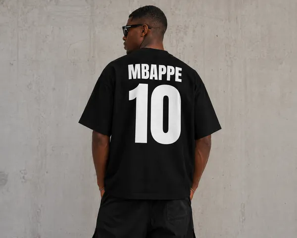 Tribon_Mbappé_10_Oversized_T-Shirt_–_Black