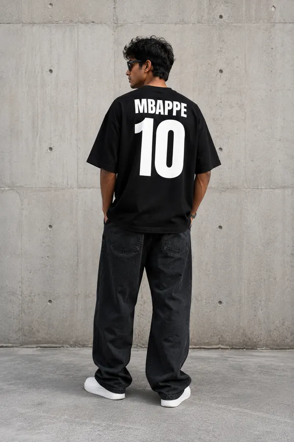 Tribon_Mbappé_10_Oversized_T-Shirt_–_Black