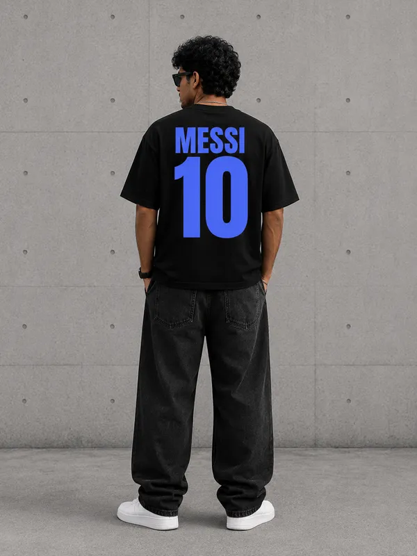 Tribon_Messi_10_Oversized_T-Shirt_–_Black