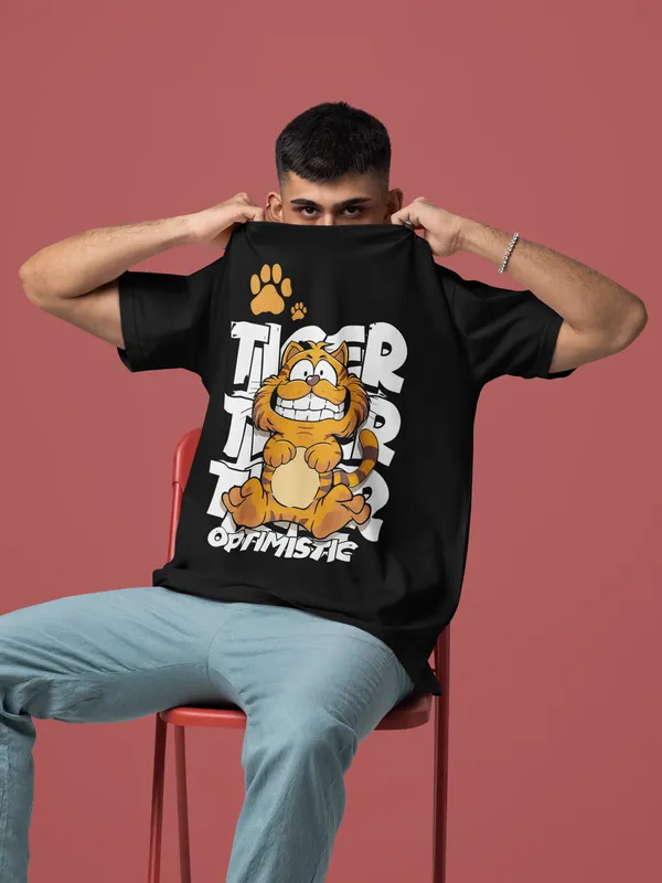 Black_Dry_Fit_Optimistic_Tiger_Oversized_T-Shirt_For_Unisex
