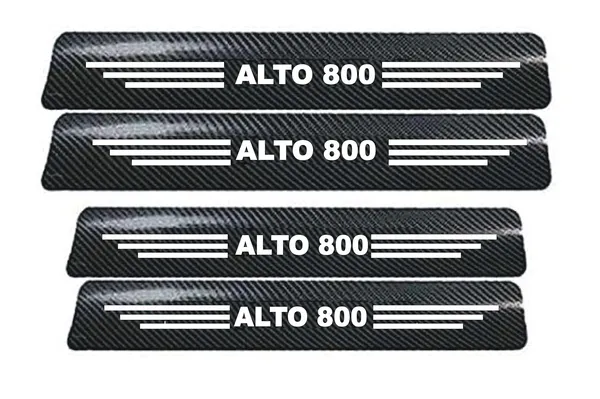 Carbon_Fiber_Door_Sill_Protector_for_Alto_800,_Set_of_4,_Anti-Scratch_Protection