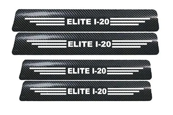 Vitior®_Carbon_Fiber_Door_Sill_Protector_for_Elite_i-20,_Set_of_4,_Anti-Scratch_Protection
