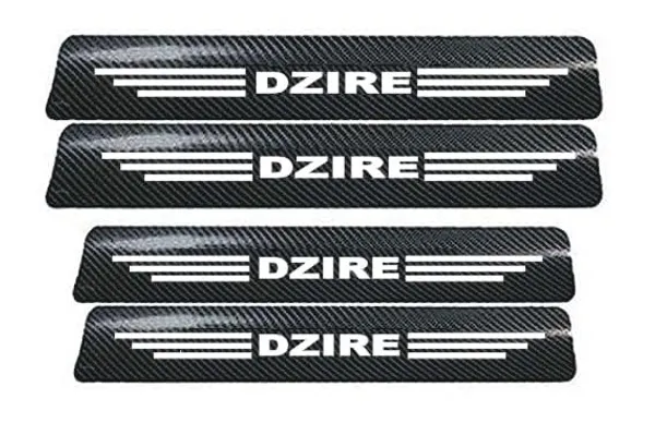 Vitior®_Carbon_Fiber_Door_Sill_Protector_for_Dzire,_Set_of_4,_Anti-Scratch_Protection