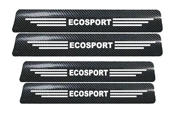 Vitior®_Carbon_Fiber_Door_Sill_Protector_for_Eco-Sport,_Set_of_4,_Anti-Scratch_Protection
