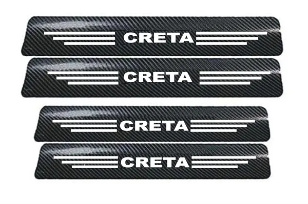Vitior®_Carbon_Fiber_Door_Sill_Protector_for_Creta,_Set_of_4,_Anti-Scratch_Protection
