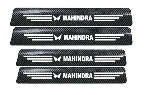 Vitior®_Carbon_Fiber_Door_Sill_Protector_for_Mahindra,_Set_of_4,_Anti-Scratch_Protection
