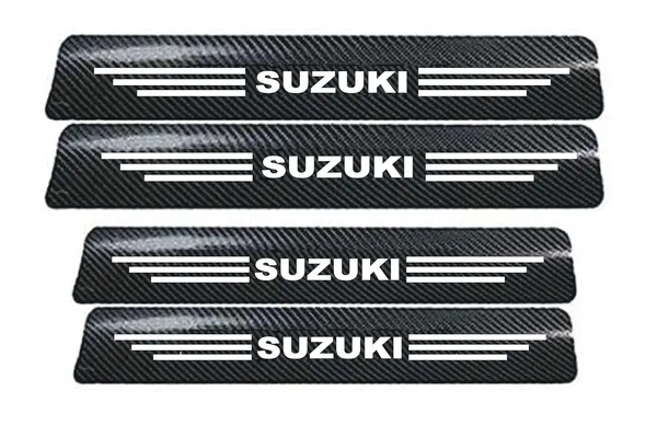 Carbon_Fiber_Door_Sill_Protector_for_Suzuki,_Set_of_4,_Anti-Scratch_Protection