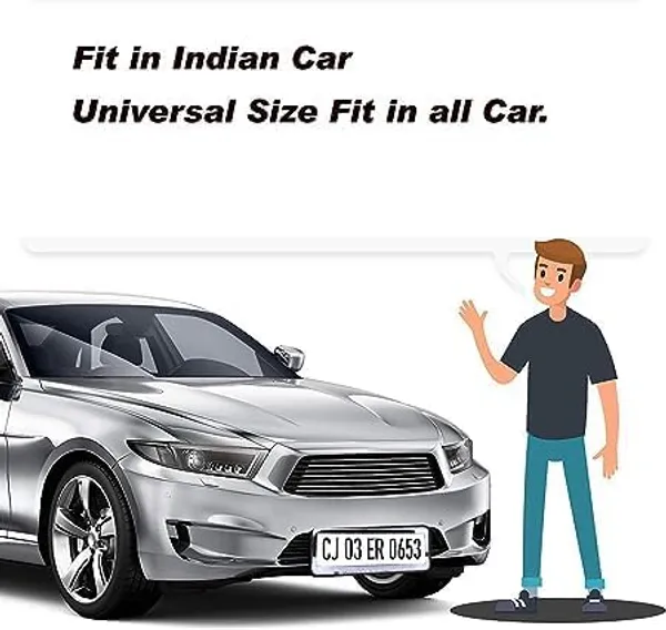 Car_License_Number_Plate_Frame_Universal_for_All_car_in_Chrome_Finish,_Set_of_2_pcs,_Back_and_Front.