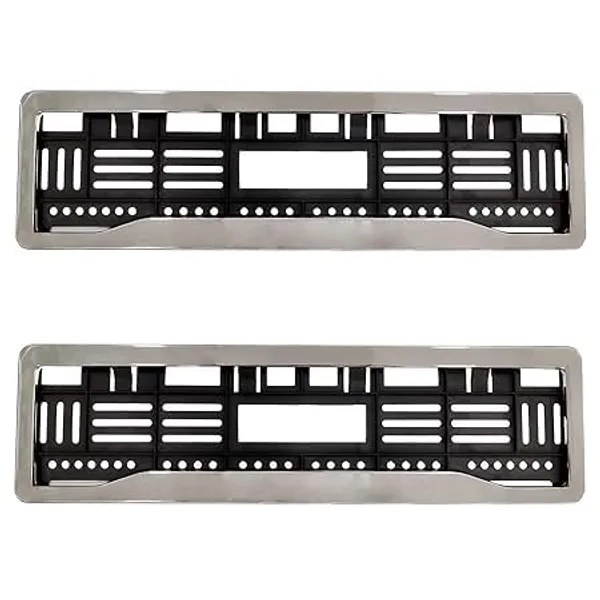 Car_License_Number_Plate_Frame_Universal_for_All_car_in_Chrome_Finish,_Set_of_2_pcs,_Back_and_Front.