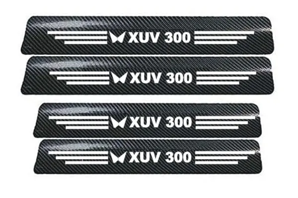 Vitior®_Carbon_Fiber_Door_Sill_Protector_for_Xuv_300,_Set_of_4,_Anti-Scratch_Protection