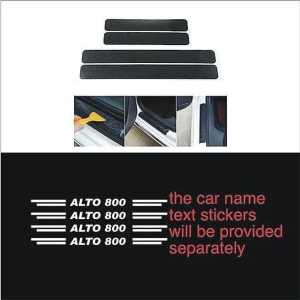 Carbon_Fiber_Door_Sill_Protector_for_Alto_800,_Set_of_4,_Anti-Scratch_Protection