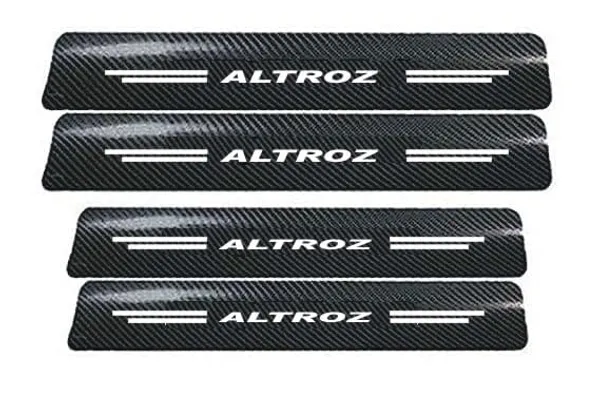 Automobile_Carbon_Fiber_Door_Sill_Protector_for_Altroz,_Set_of_4,_Anti-Scratch_Protection