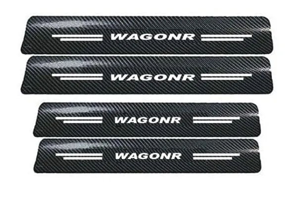 Carbon_Door_Sill_Protector_Wagon_R,_Set_of_4,_Anti-Scratch_Protection