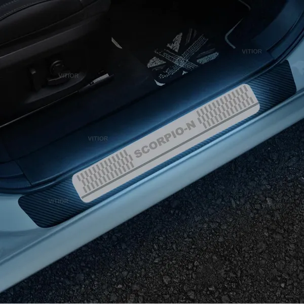 Sill_Plate/Door_Foot_Step_in_Stainless_Steel_Non_led_Scorpio-N.(Set_of_4_Pcs)