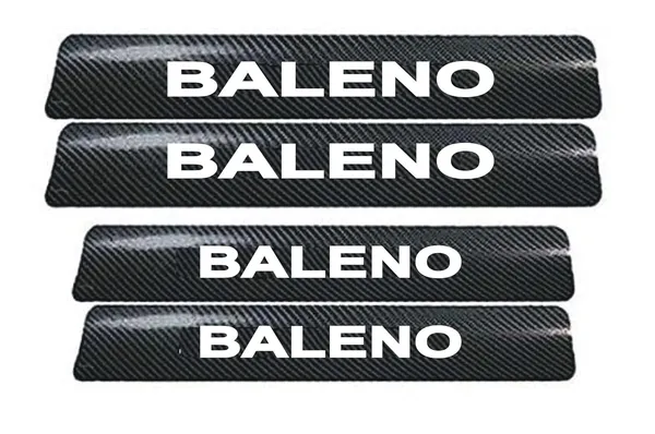 Carbon_Door_Sill_Protector_Baleno,_Set_of_4,_Anti-Scratch_Protection
