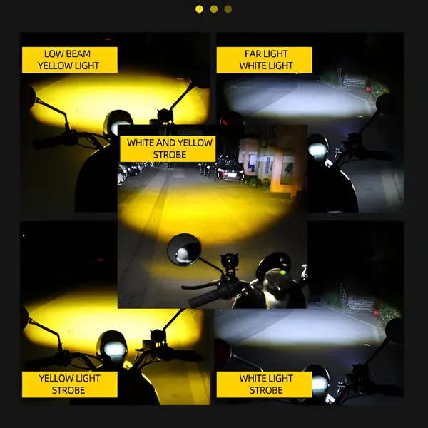 Owl_Shaped_Motorcycle_Headlight,_Black,_2_LED_Projector_Lamps,_30_cm_Width