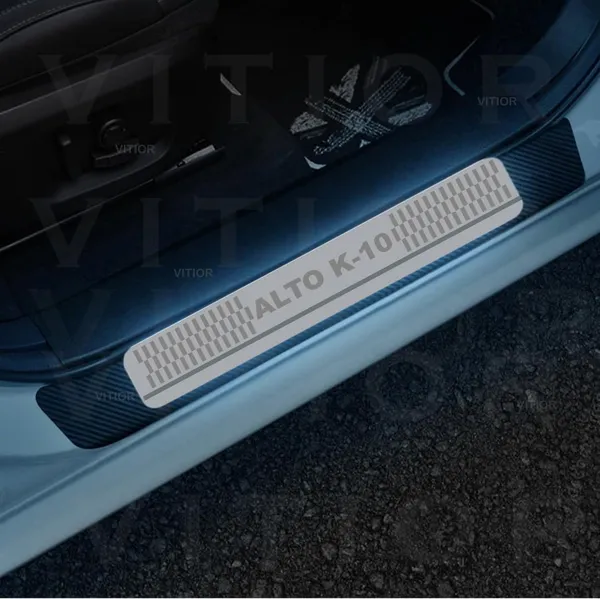 Sill_Plate/Door_Foot_Step_in_Stainless_Steel_Non_led_Self-Adhesive_Car_Door_Entry_Guard_Protector_Alto_K-10.(Set_of_4_Pcs)