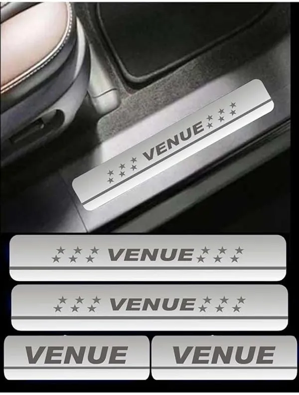 Sill_Plate/Door_Foot_Step_in_Stainless_Steel_Non_led_Self-Adhesive_Car_Door_Entry_Guard_Protector_Venue.(Set_of_4_Pcs)