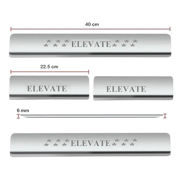 Sill_Plate/Door_Foot_Step_in_Stainless_Steel_Non_led_Self-Adhesive_Car_Door_Entry_Guard_Protector_Elevate.(Set_of_4_Pcs)
