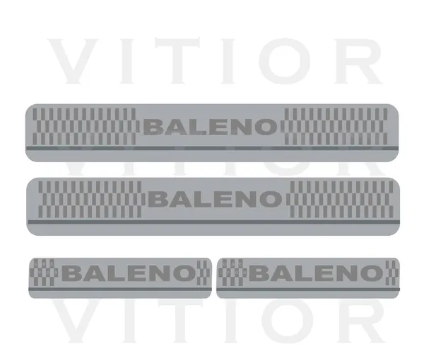 Sill_Plate/Door_Foot_Step_in_Stainless_Steel_Non_led_Self-Adhesive_Car_Door_Entry_Guard_Protector_Baleno.(Set_of_4_Pcs)