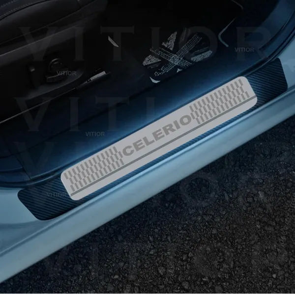 Sill_Plate/Door_Foot_Step_in_Stainless_Steel_Non_led_Self-Adhesive_Car_Door_Entry_Guard_Protector_Celerio.(Set_of_4_Pcs)