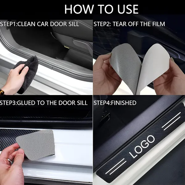 Automobile_Carbon_Door_Sill_Protector_Kiaa,Reflective_Carbon_Fiber_Vinyl_Threshold_Sticker_Decorative_Car_Door_Scuff_Plate_Set_of_4,_Anti-Scratch_Protection_Syros_|_Seltos_|_Carens_|_Sonet