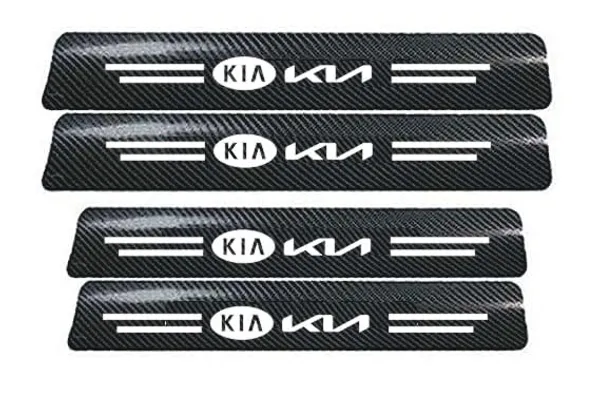 Automobile_Carbon_Door_Sill_Protector_Kiaa,Reflective_Carbon_Fiber_Vinyl_Threshold_Sticker_Decorative_Car_Door_Scuff_Plate_Set_of_4,_Anti-Scratch_Protection_Syros_|_Seltos_|_Carens_|_Sonet