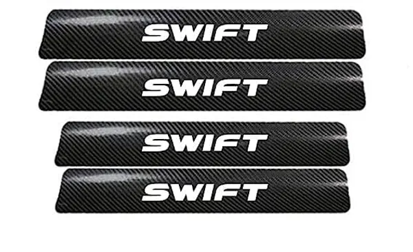 Automobile_Carbon_Door_Sill_Protector_Swift,_Set_of_4,_Anti-Scratch_Protection