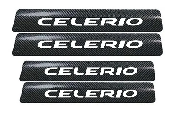 Automobile_Carbon_Door_Sill_Protector_Celerio,_Set_of_4,_Anti-Scratch_Protection_Wrap_Film_Self-Adhesive_Tape