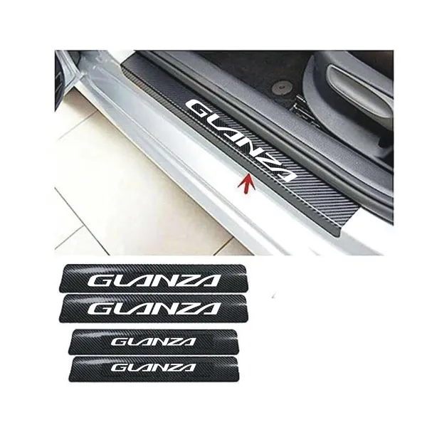 Automobile_Carbon_Door_Sill_Protector_Glanza,_Set_of_4,_Anti-Scratch_Protection_Wrap_Film_Self-Adhesive_Tape