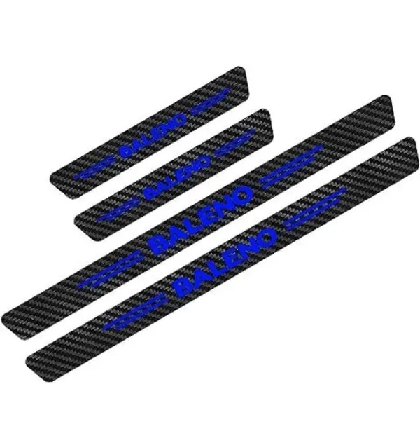 Automobile_Carbon_Door_Sill_Protector_Baleno,_Set_of_4,_Anti-Scratch_Protection_Wrap_Film_Self-Adhesive_Tape