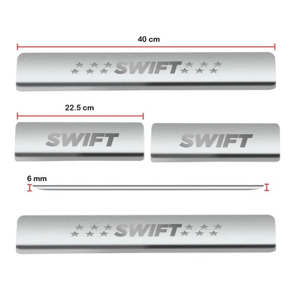 Sill_Plate/Door_Foot_Step_in_Stainless_Steel_Non_led_Swift._(Set_of_4_Pcs)