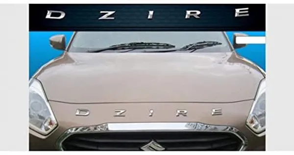 Emblem_car_Chrome_Letters_Decal/Monogram_Bonnet_Stickers_Accessories_Alphabets_in_Chrome_for_Dzire.