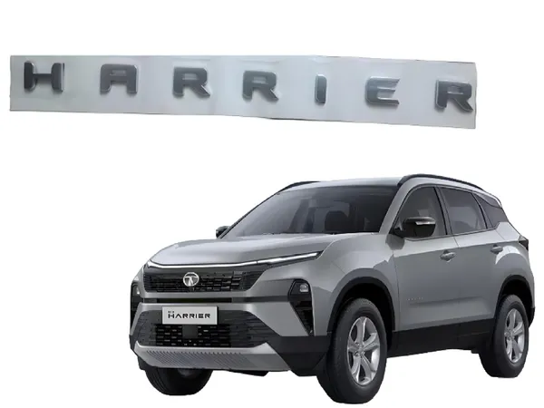 Emblem_car_Chrome_Letters_Decal/Monogram_Bonnet_Stickers_Accessories_Alphabets_in_Chrome_for_Harrier.